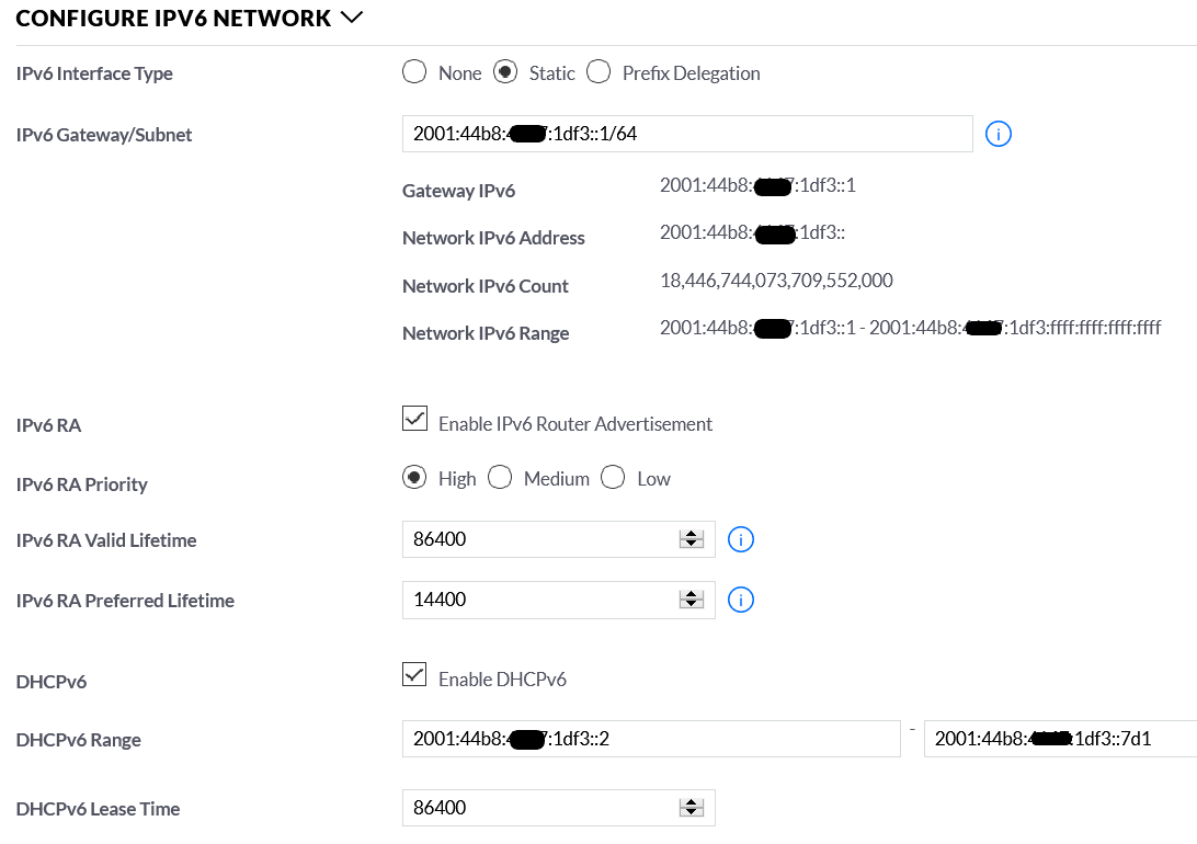 USG lan static configuration image